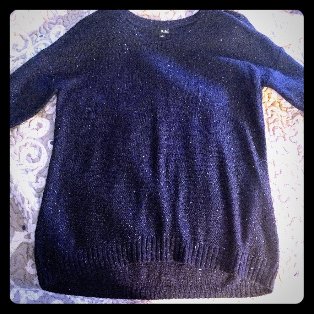2 for $18--Women's A.N.A Navy Sweater